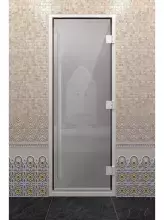 Дверь для хамам Doorwood "Хамам Престиж Сатин" 800х2000 мм