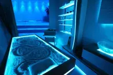 Массажная СПА-кушетка с водяным матрасом Equilibrium (Венге)