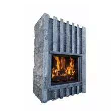 Теплонакопительная облицовка Талькорус Vesuri для каминной топки EdilKamin Cristal 90